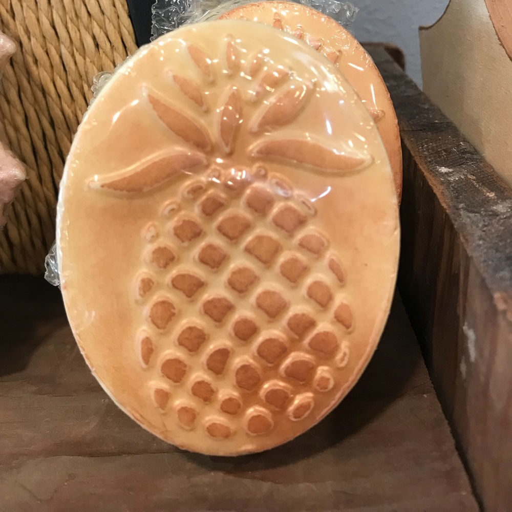 Handmade pineapple smoothie soap
